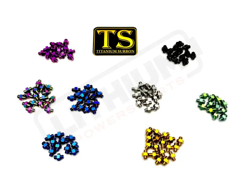 TS Custom Foot Pegs w/ Titanium Grips for Surron and Most Light EMoto - Titanium Grip Footpegs