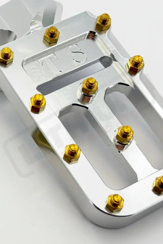 TS Custom Foot Pegs w/ Titanium Grips for Surron and Most Light EMoto - Titanium Grip Footpegs