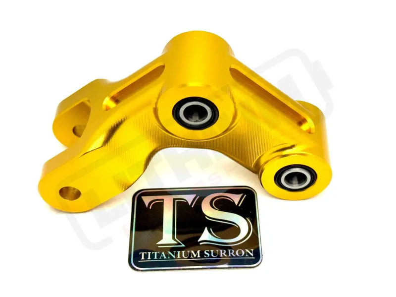 TS E-Ride Pro (All Models) Custom Rear Suspension Rocker Arm - Gold - Rear linkage rocker arm E-Ride pro