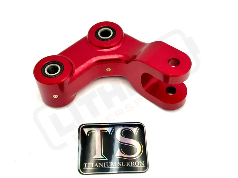 TS E-Ride Pro (All Models) Custom Rear Suspension Rocker Arm - Red - Rear linkage rocker arm E-Ride pro