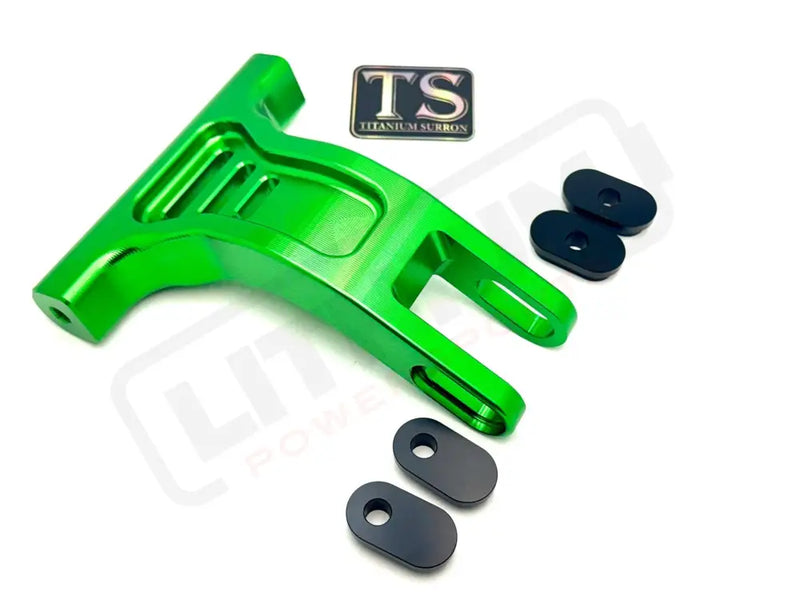 TS E-Ride Pro Rear Suspension Triangle - Green / 2.0 - Rear linkage triangle E-Ride Pro