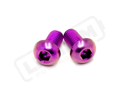 TS Formula Brake Reservoir Cap Titanium Bolts Purple / 2 bolts (one brake handle) Ignition Cover Bolts