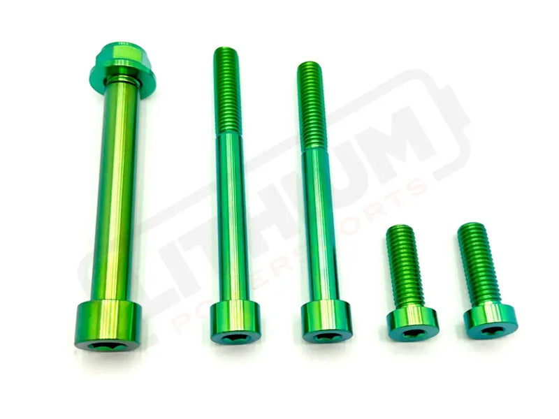 TS Talaria MX3 MX4 6 Piece Custom Motor / Gearbox Titanium Kit - Titanium Bolts