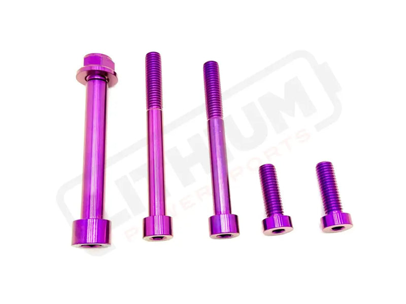 TS Talaria MX3 MX4 6 Piece Custom Motor / Gearbox Titanium Kit - Titanium Bolts