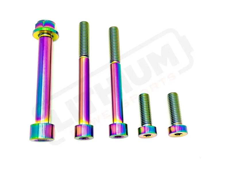 TS Talaria MX3, MX4 6 Piece Custom Motor / Gearbox Titanium Kit - Lithium Powersports