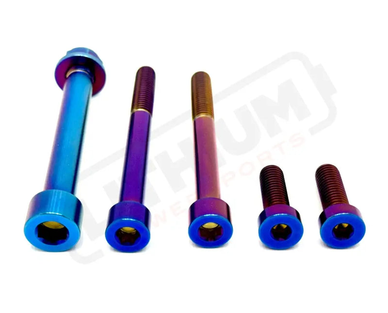 TS Talaria MX3, MX4 6 Piece Custom Motor / Gearbox Titanium Kit - Lithium Powersports