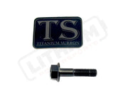 TS Talaria Sting R MX4 8 Piece Custom Gearbox Titanium Bolt Kit - Black / Hex Head (8 pcs) - Titanium Bolts