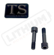 TS Talaria Sting R MX4 8 Piece Custom Gearbox Titanium Bolt Kit - Black / Regular Socket Head (8 pcs) - Titanium Bolts