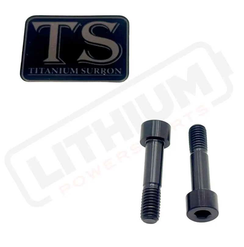 TS Talaria Sting R MX4 8 Piece Custom Gearbox Titanium Bolt Kit - Black / Regular Socket Head (8 pcs) - Titanium Bolts