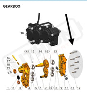 TS Talaria Sting R MX4 8 Piece Custom Gearbox Titanium Bolt Kit - Titanium Bolts