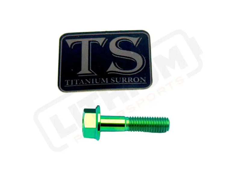 TS Talaria Sting R MX4 8 Piece Custom Gearbox Titanium Bolt Kit - Green / Hex Head (8 pcs) - Titanium Bolts