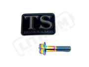 TS Talaria Sting R MX4 8 Piece Custom Gearbox Titanium Bolt Kit - Rainbow / Hex Head (8 pcs) - Titanium Bolts