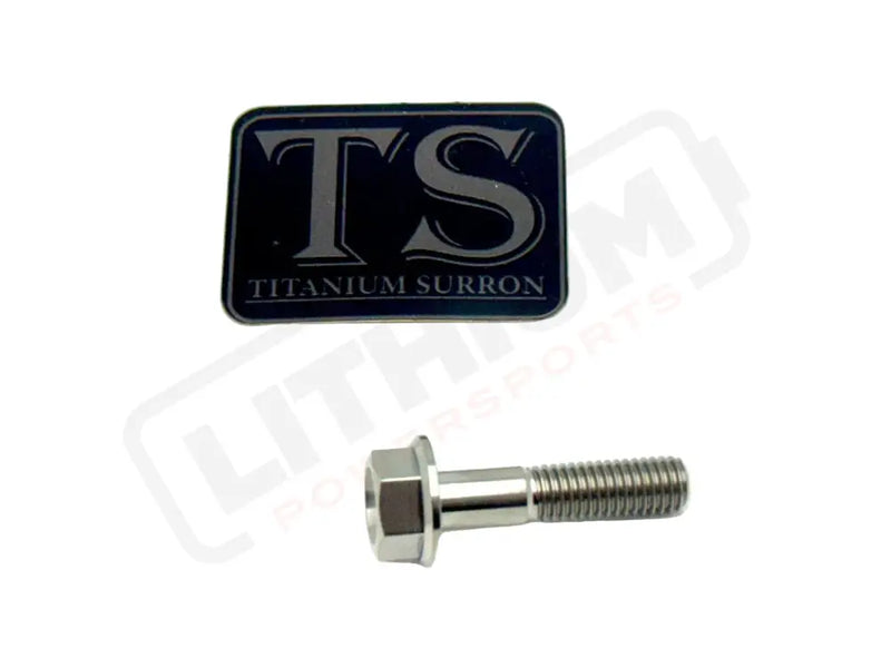 TS Talaria Sting R MX4 8 Piece Custom Gearbox Titanium Bolt Kit - Silver (raw) / Hex Head (8 pcs) - Titanium Bolts