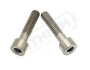TS Talaria Sting R MX4 8 Piece Custom Gearbox Titanium Bolt Kit - Silver (raw) / Regular Socket Head (8 pcs) - Titanium