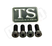 TS Talaria XXX Seat Subframe or Foot Peg Titanium Bolts (4) - Black / Surron LBX - Segway - Titanium Bolts