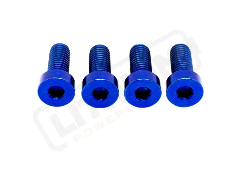 TS Talaria XXX Seat Subframe or Foot Peg Titanium Bolts (4) - Blue / Surron LBX - Segway - Titanium Bolts