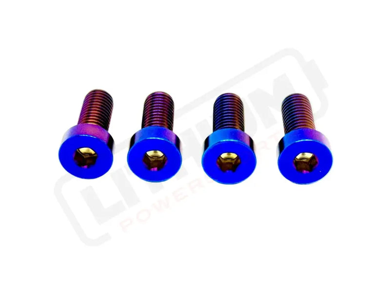 TS Talaria XXX Seat Subframe or Foot Peg Titanium Bolts (4) - Burnt Blue / Surron LBX - Segway - Titanium Bolts