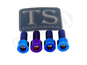 TS Talaria XXX Seat Subframe or Foot Peg Titanium Bolts (4) - Burnt Blue / Surron Ultra Bee - Titanium Bolts