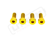 TS Talaria XXX Seat Subframe or Foot Peg Titanium Bolts (4) - Gold / Surron LBX - Segway - Titanium Bolts