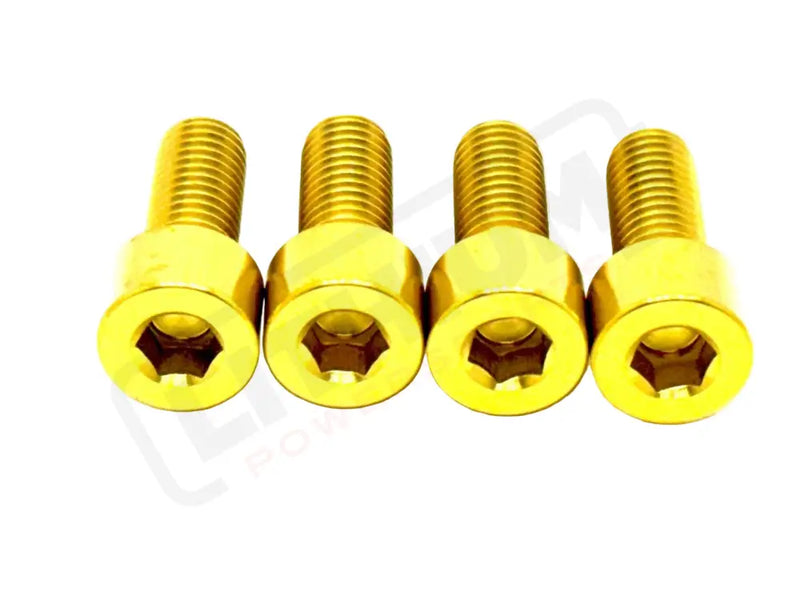TS Talaria XXX Seat Subframe or Foot Peg Titanium Bolts (4) - Gold / Surron Ultra Bee - Titanium Bolts
