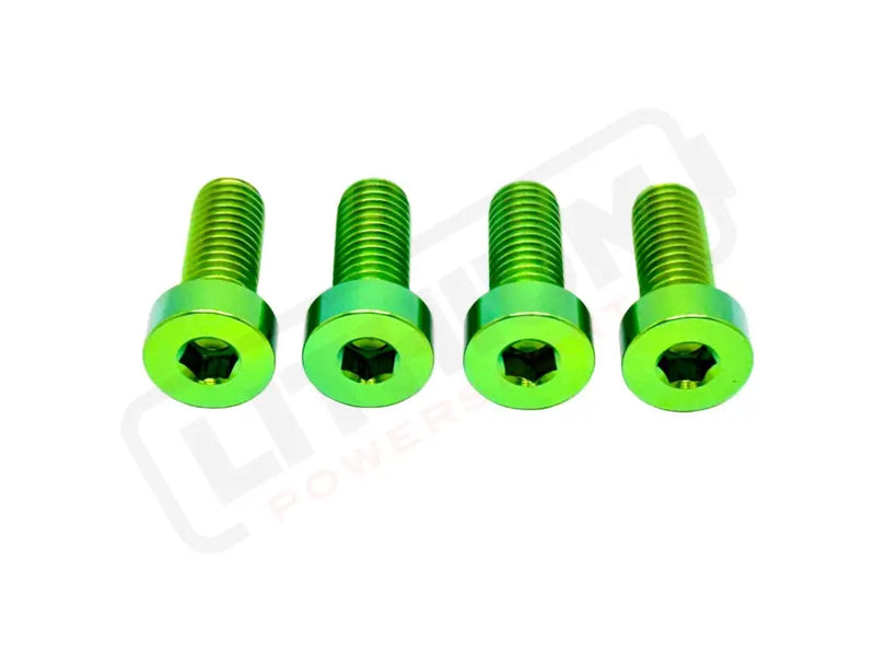 TS Talaria XXX Seat Subframe or Foot Peg Titanium Bolts (4) - Green / Surron LBX - Segway - Titanium Bolts