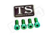 TS Talaria XXX Seat Subframe or Foot Peg Titanium Bolts (4) - Green / Surron LBX - Segway - Titanium Bolts