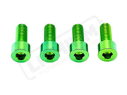 TS Talaria XXX Seat Subframe or Foot Peg Titanium Bolts (4) - Green / Surron Ultra Bee - Titanium Bolts