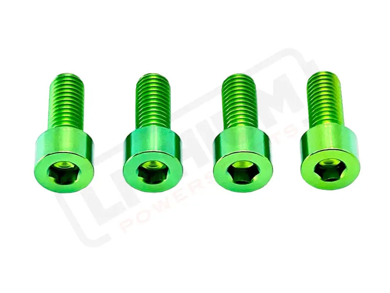 TS Talaria XXX Seat Subframe or Foot Peg Titanium Bolts (4) - Green / Surron Ultra Bee - Titanium Bolts