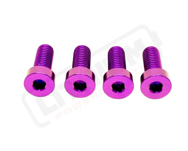 TS Talaria XXX Seat Subframe or Foot Peg Titanium Bolts (4) - Purple / Surron LBX - Segway - Titanium Bolts