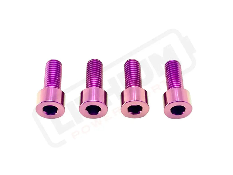 TS Talaria XXX Seat Subframe or Foot Peg Titanium Bolts (4) - Purple / Surron LBX - Segway - Titanium Bolts