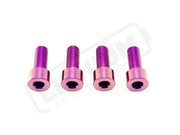 TS Talaria XXX Seat Subframe or Foot Peg Titanium Bolts (4) - Purple / Surron Ultra Bee - Titanium Bolts