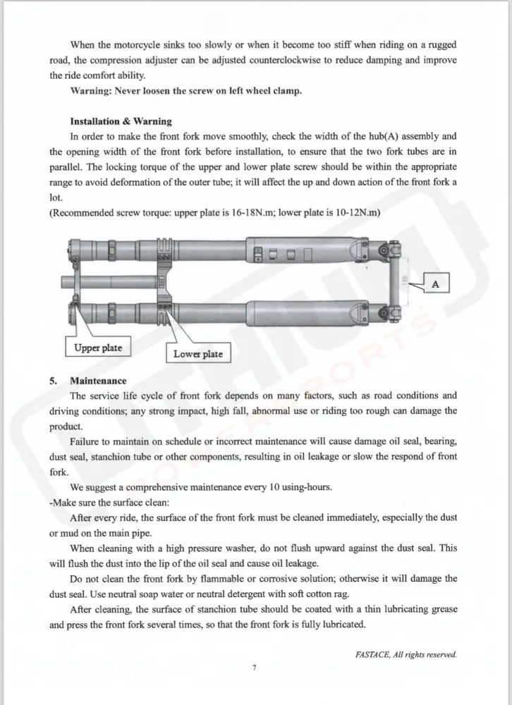 TS Titanium Altis Sigma Front Fork Bolt Kit - Lithium Powersports