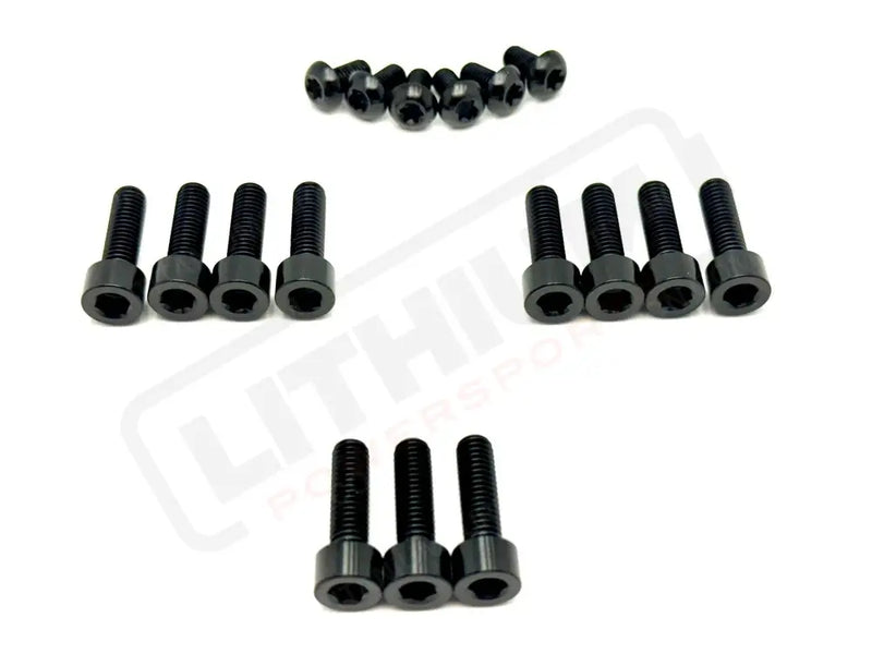 TS Titanium Altis Sigma Front Fork Bolt Kit - Black - Titanium Hardware
