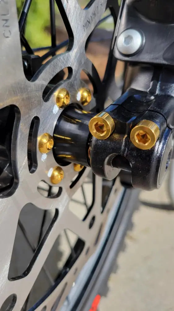TS Titanium Altis Sigma Front Fork Bolt Kit - Titanium Bolts