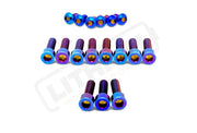 TS Titanium Altis Sigma Front Fork Bolt Kit - Burnt Blue - Titanium Hardware