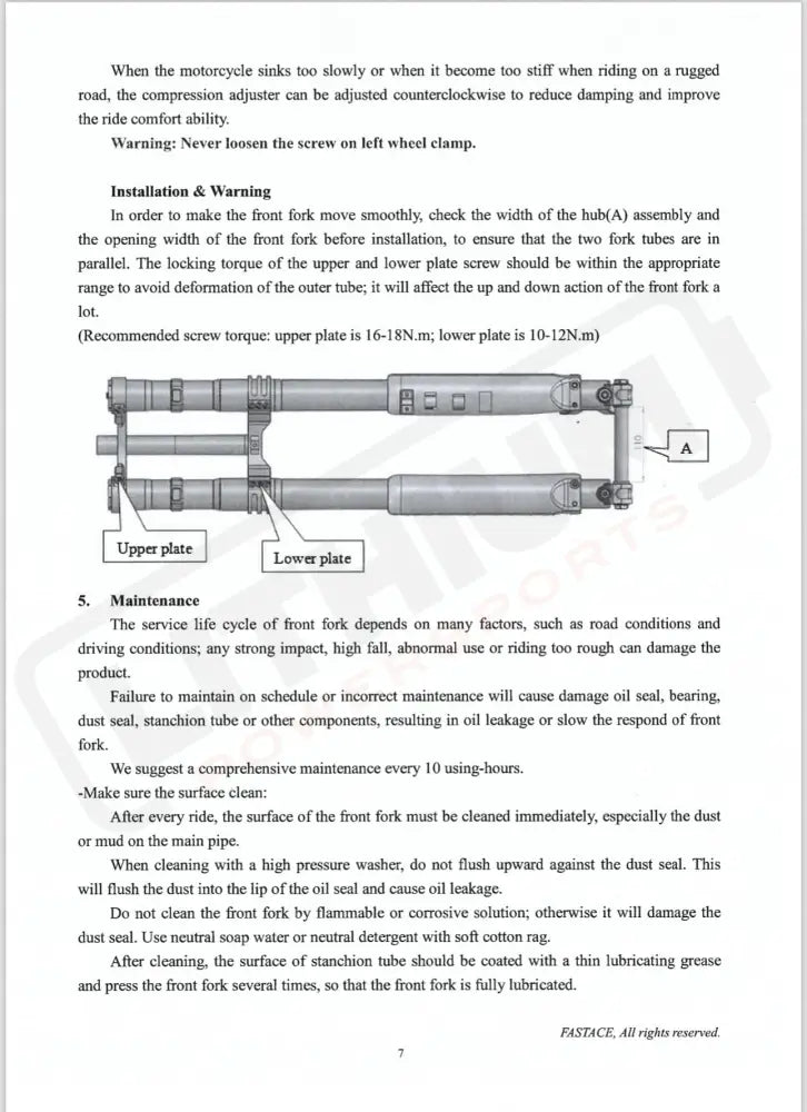 TS Titanium Altis Sigma Front Fork Bolt Kit - Titanium Hardware