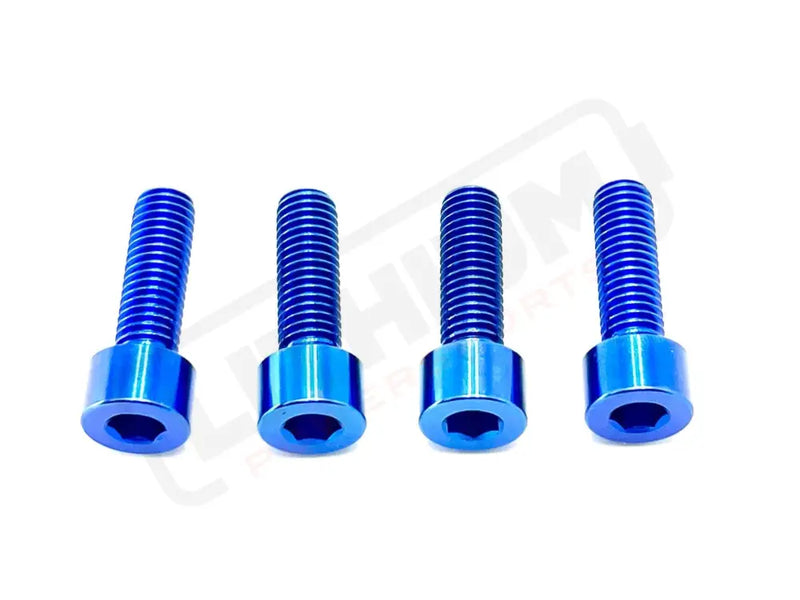 TS Titanium Bash Guard/ Skid Plate Bolts - Surron LBX and Segway (Set of 4) - Blue / Surron LBX/ Segway - Titanium Bolts