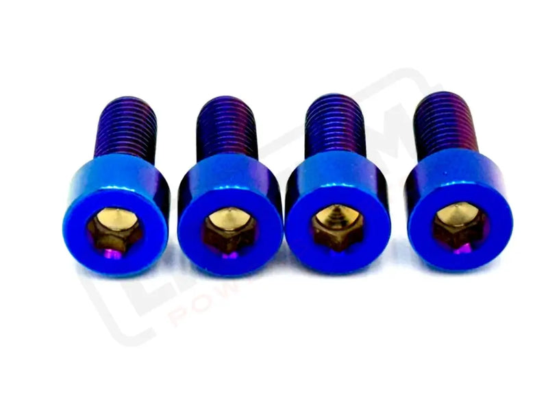 TS Titanium Bash Guard/ Skid Plate Bolts - Surron LBX and Segway (Set of 4) - Burnt Blue / Surron LBX/ Segway