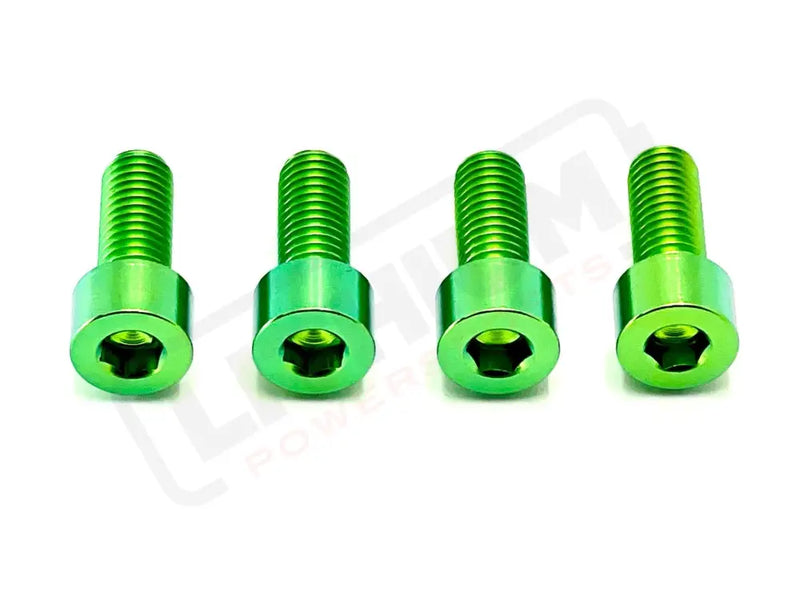 TS Titanium Bash Guard/ Skid Plate Bolts - Surron LBX and Segway (Set of 4) - Green / Surron LBX/ Segway - Titanium