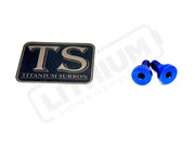 TS Titanium Battery Lid Bolts - E - Ride Pro - (Two Pcs) - Lithium Powersports