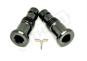 TS Titanium Battery Lid Bolts - Talaria Sting R MX4 (Two Pcs) - Black - Titanium Bolts