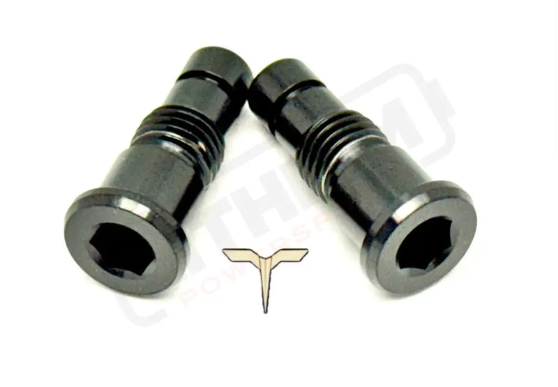 TS Titanium Battery Lid Bolts - Talaria Sting R MX4 (Two Pcs) - Black - Titanium Bolts