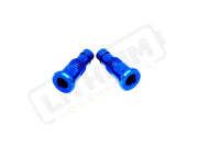 TS Titanium Battery Lid Bolts - Talaria Sting R MX4 (Two Pcs) - Blue - Titanium Bolts