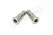 TS Titanium Battery Lid Bolts - Talaria Sting R MX4 (Two Pcs) - Silver (raw) - Titanium Bolts