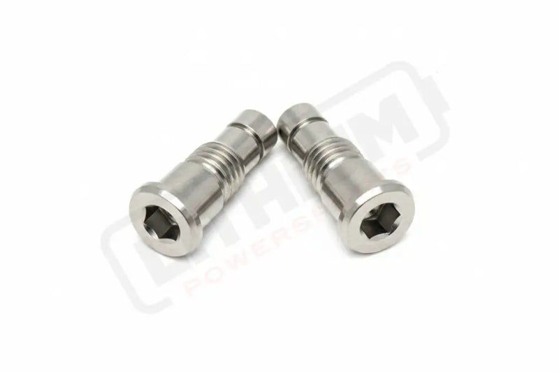 TS Titanium Battery Lid Bolts - Talaria Sting R MX4 (Two Pcs) - Silver (raw) - Titanium Bolts