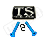 TS Titanium Battery Lid Pins - Surron LBX Segway X-260 - Titanium Bolts