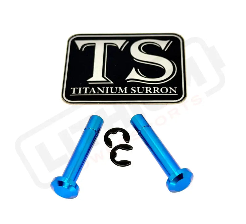 TS Titanium Battery Lid Pins - Surron LBX Segway X-260 - Titanium Bolts