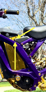 TS Titanium Bolts for Side-Plastics (Lock for Battery Lid) Surron Segway E-Ride Pro - Titanium Bolts
