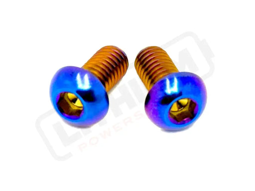 TS Titanium Bolts for Side-Plastics (Lock for Battery Lid) Surron Segway E-Ride Pro - Burnt Blue - Titanium Bolts