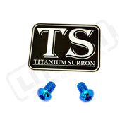 TS Titanium Bolts for Side-Plastics (Lock for Battery Lid) Surron Segway E-Ride Pro - Teal - Titanium Bolts